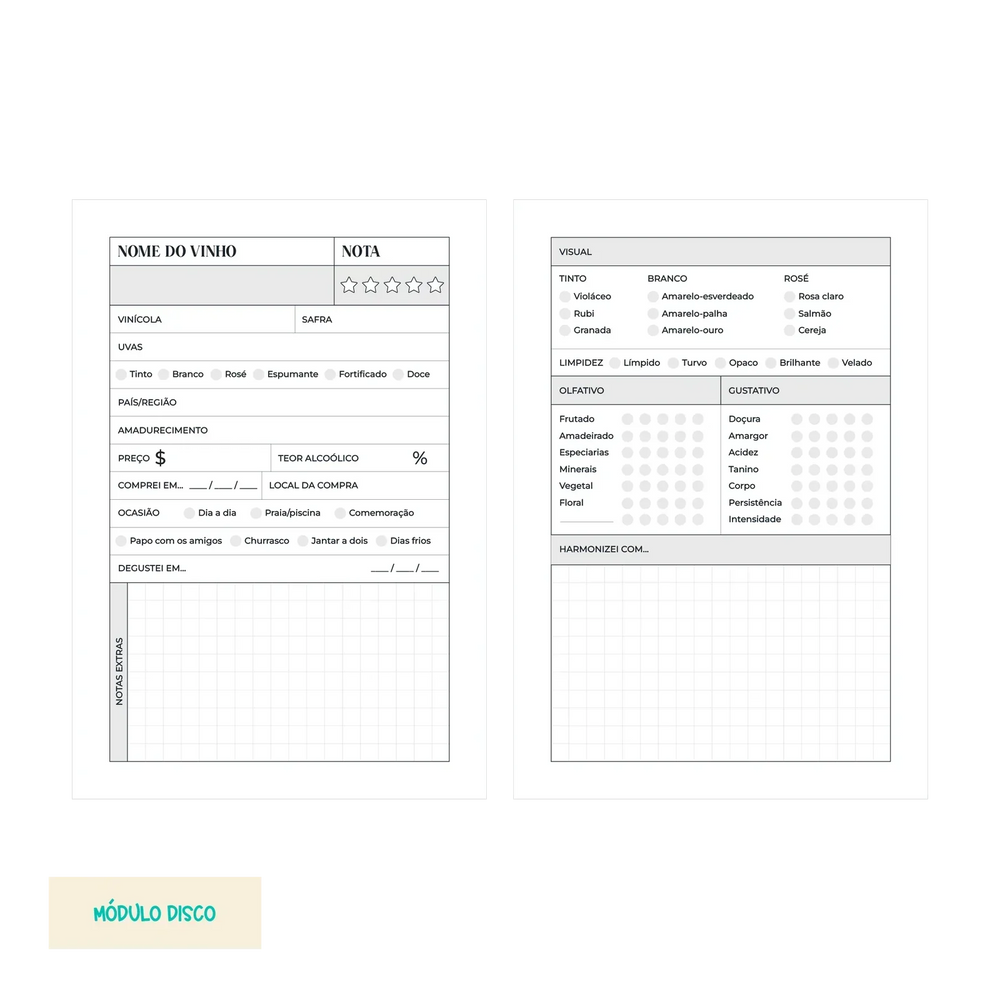 Módulo Disco . Criativo, Meus Vinhos (CV01) - Sônia Rondon
