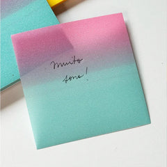 Bloco de Adesivos Autocolantes Degradê com Glitter - Sônia Rondon