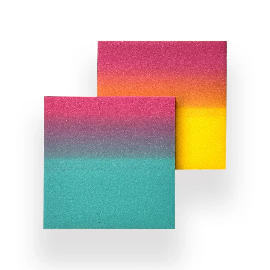 Bloco de Adesivos Autocolantes Degradê com Glitter - Sônia Rondon