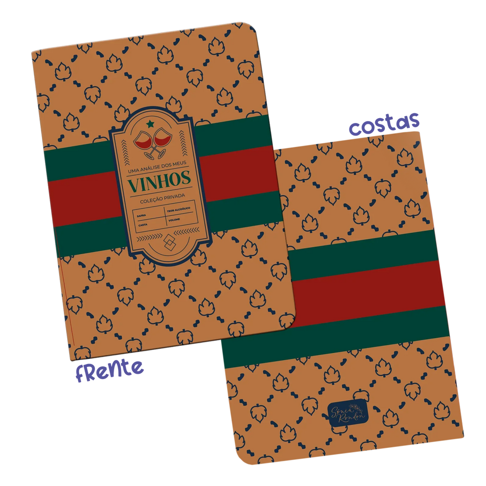 Módulo Costurado . Criativo, Meus Vinhos (CV01) - Sônia Rondon