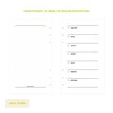 Módulo Fichário . Semana Horizontal (SH02) - Sônia Rondon