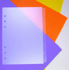 Kit de Divisória Transparente para Fichário . Aba Superior e Lateral - Sônia Rondon