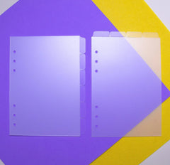 Kit de Divisória Transparente para Fichário . Aba Superior e Lateral - Sônia Rondon