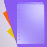 Kit de Divisória Transparente para Fichário . Aba Superior e Lateral - Sônia Rondon