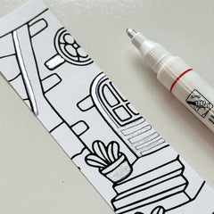 Marcador Metálico Outliner - Sônia Rondon