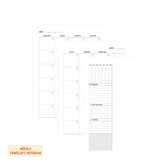 Módulo Costurado, Caderneta Traveler's Notebook . Mensal (M01) - Sônia Rondon