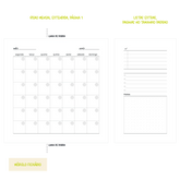 Módulo Fichário . Mensal Extendido (ME01) - Sônia Rondon