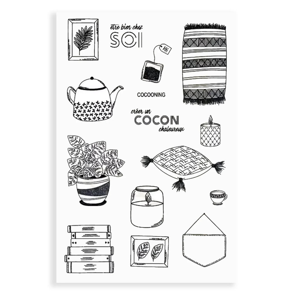 Carimbo em Silicone "Dias de Descanso" - Sônia Rondon