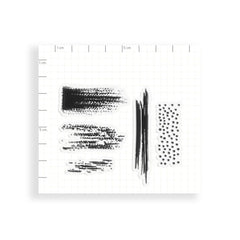 Carimbo em Silicone "Pinceladas" | Juju Scrapbook - Sônia Rondon