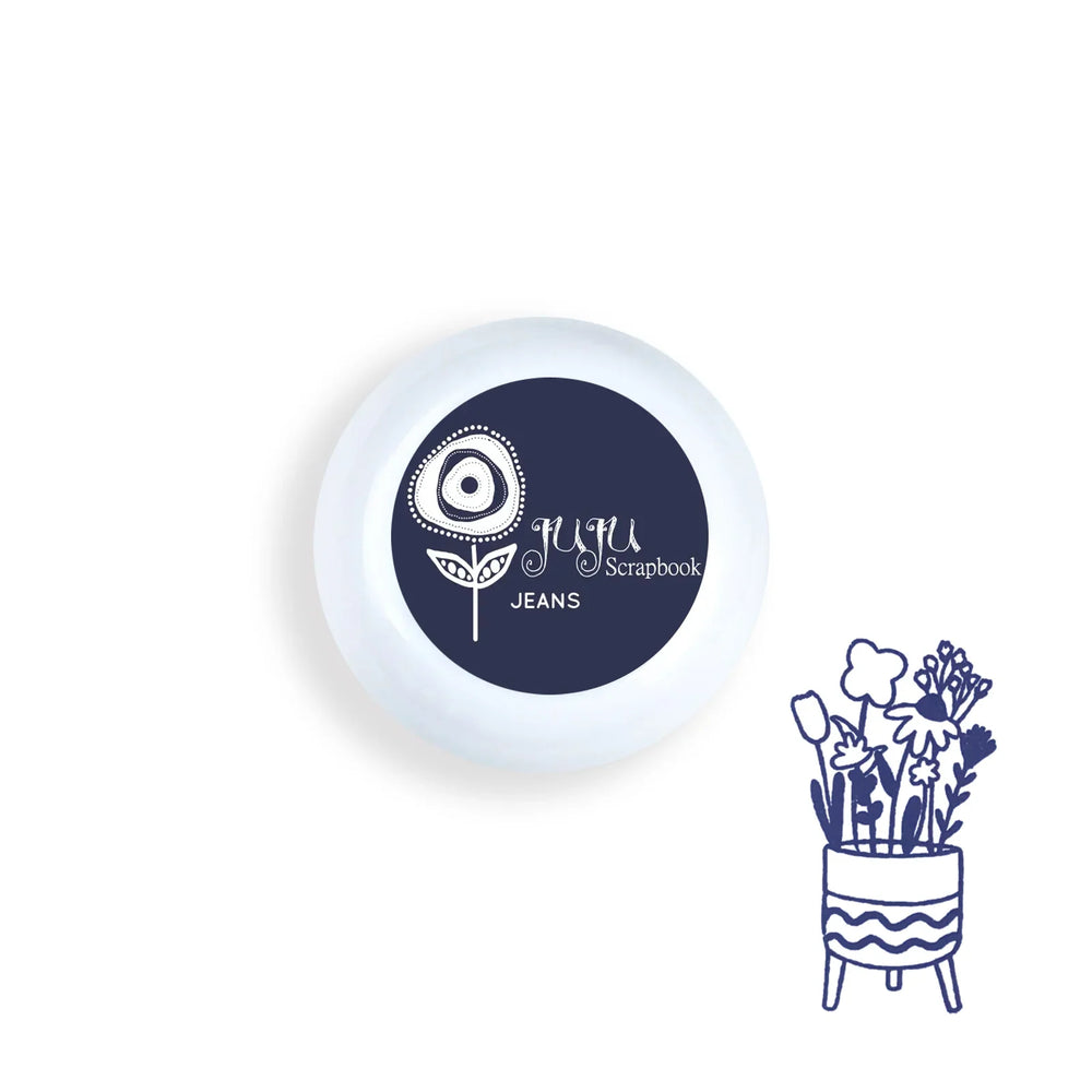 Carimbeira Jeans | Juju Scrapbook - Sônia Rondon