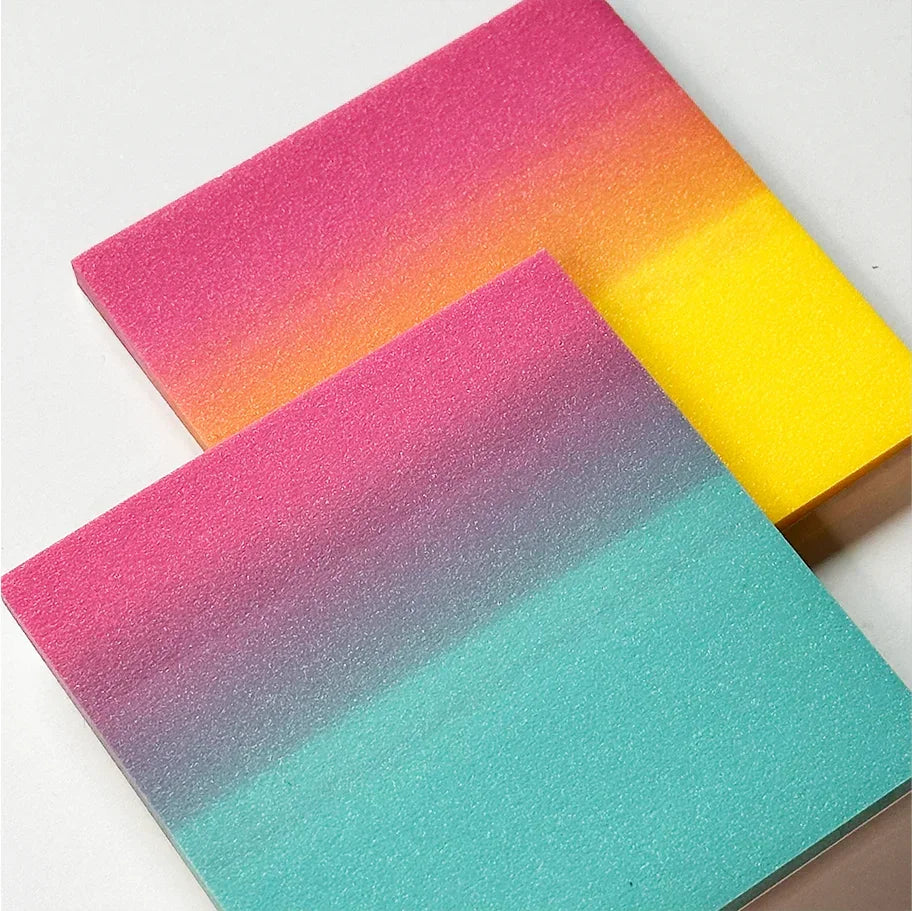 Bloco de Adesivos Autocolantes Degradê com Glitter - Sônia Rondon