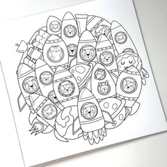 Caderno de Colorir "O mundo fofo dos gatos" - Sônia Rondon