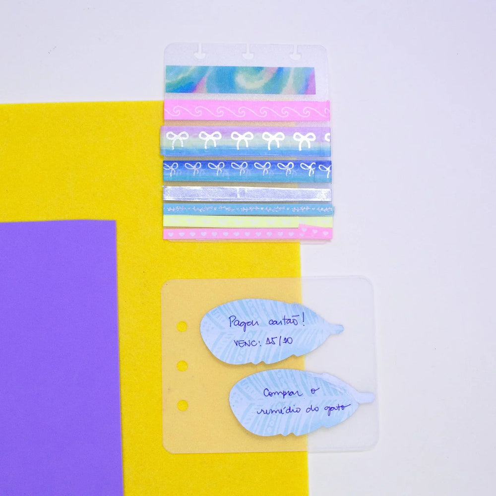 Cartão Para Washitape ou Post it . Caderno de Disco - Sônia Rondon