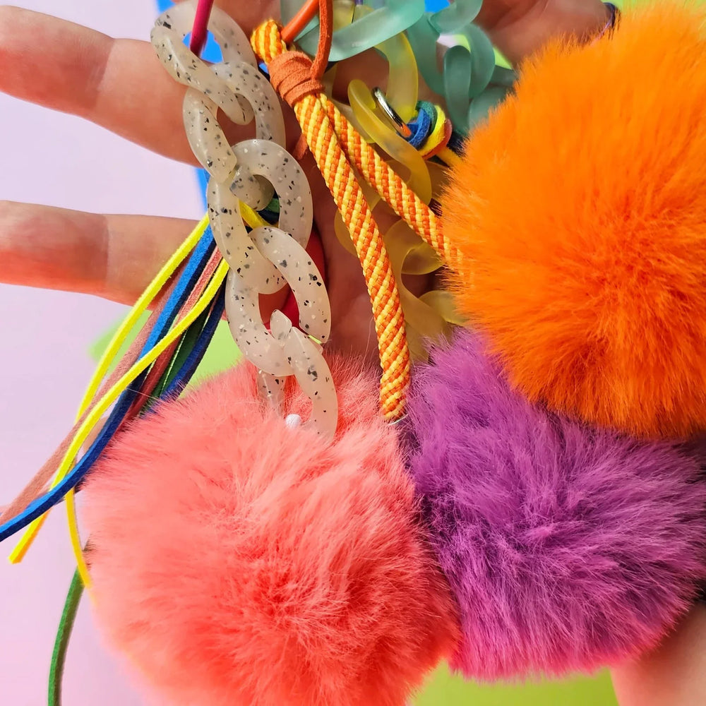 Chaveiro PomPom Colorido - Sônia Rondon
