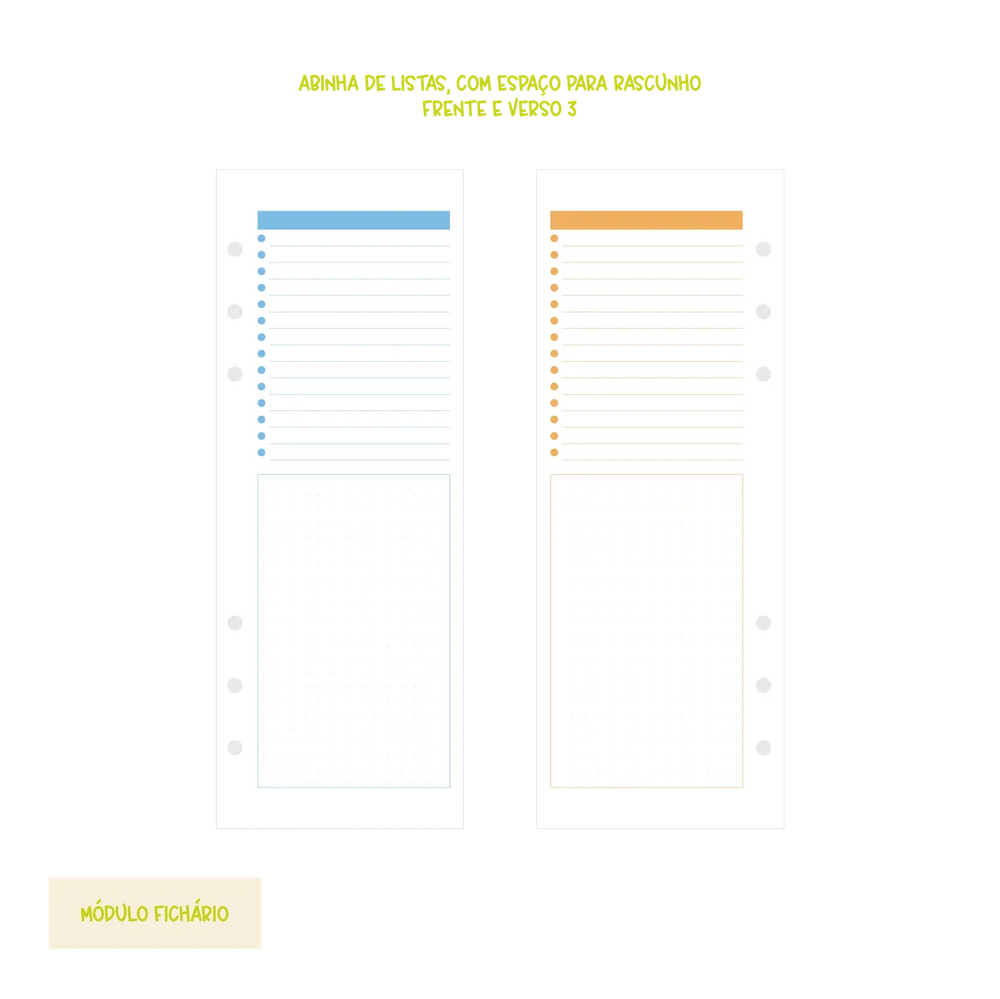 Módulo Fichário . Essencial, Portinha Checklist (EP06) - Sônia Rondon