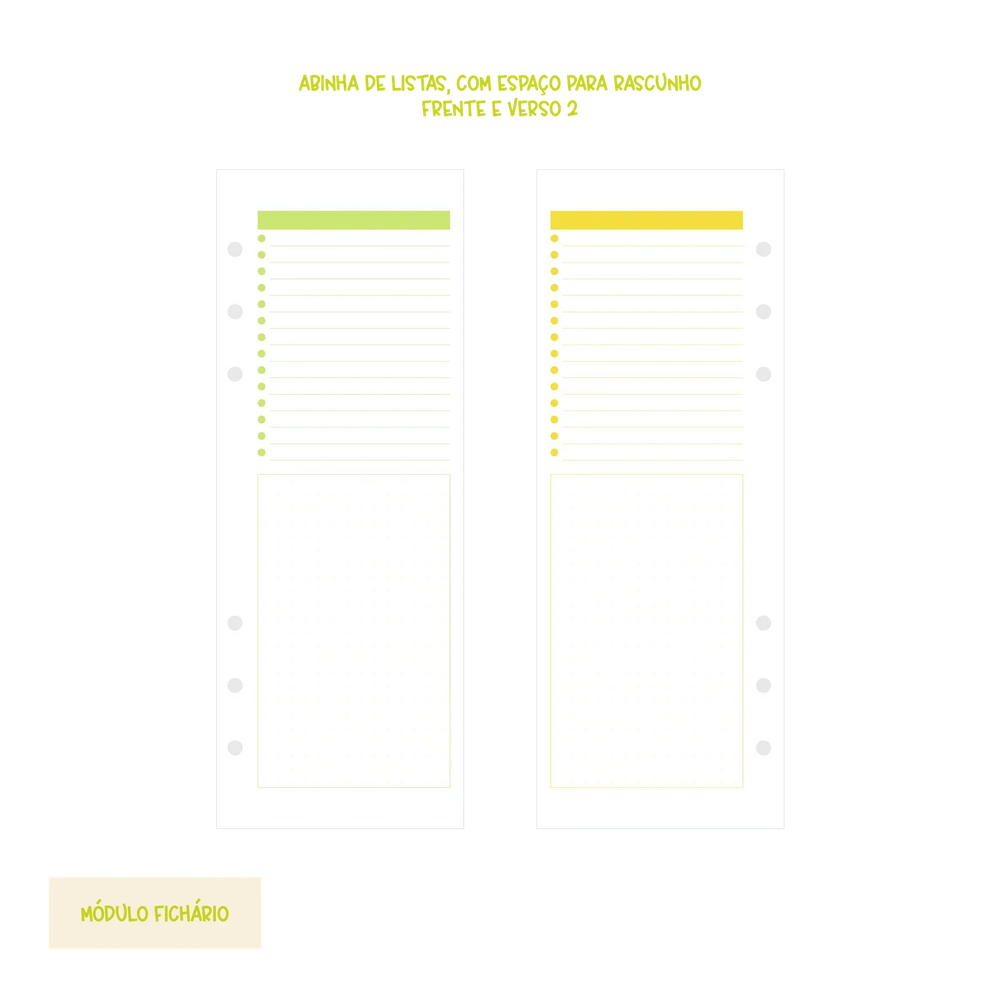 Módulo Fichário . Essencial, Portinha Checklist (EP06) - Sônia Rondon