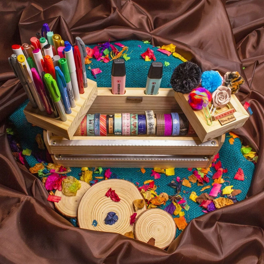 [Upcycling] Porta Washitape, Canetas e Trecos - Sônia Rondon