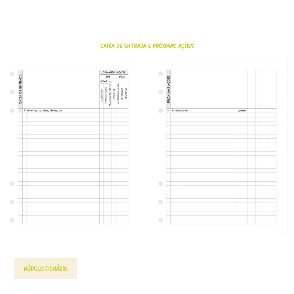 Módulo Disco . Produtividade GTD (P02) - Sônia Rondon