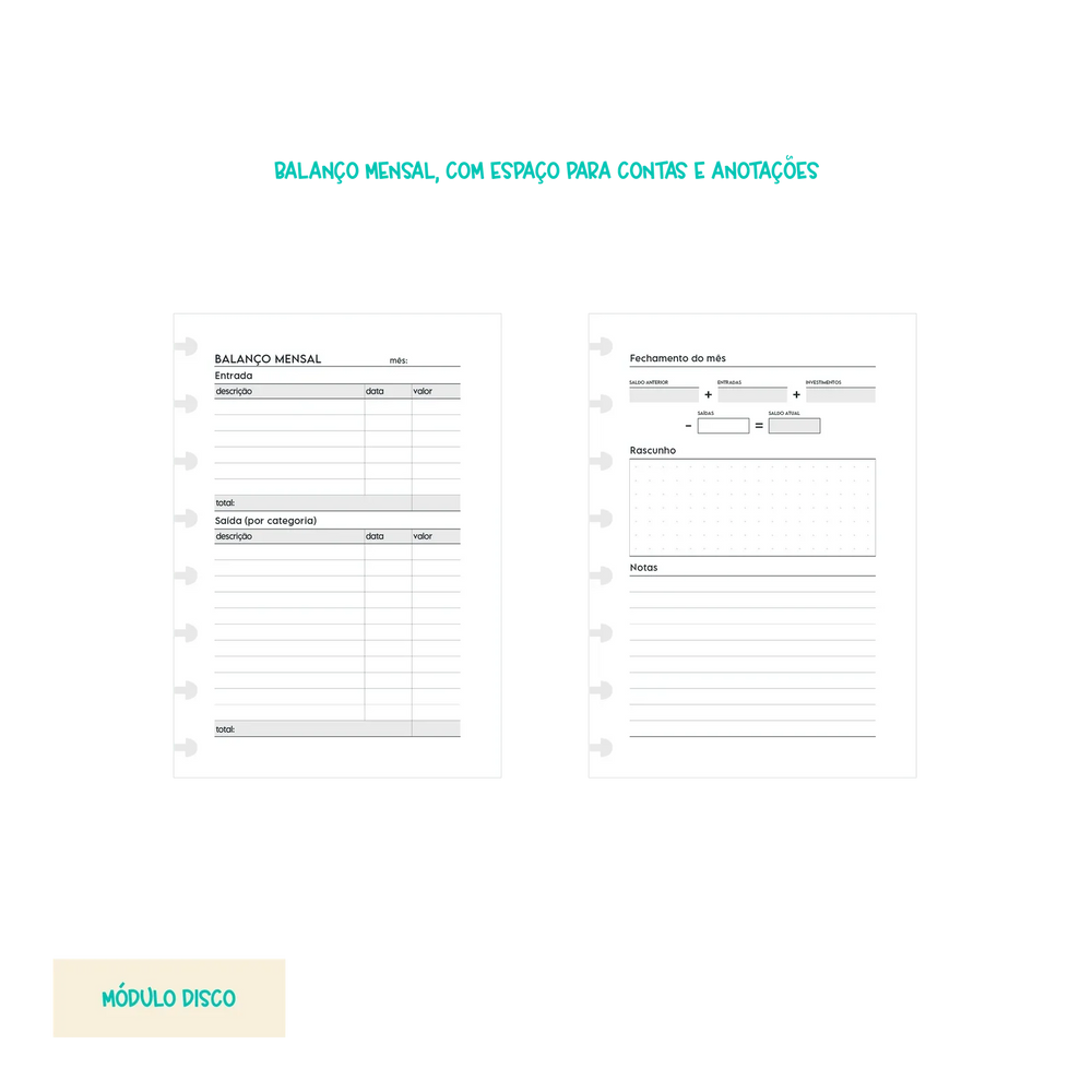 Módulo Disco . Financeiro Completo (F01) - Sônia Rondon