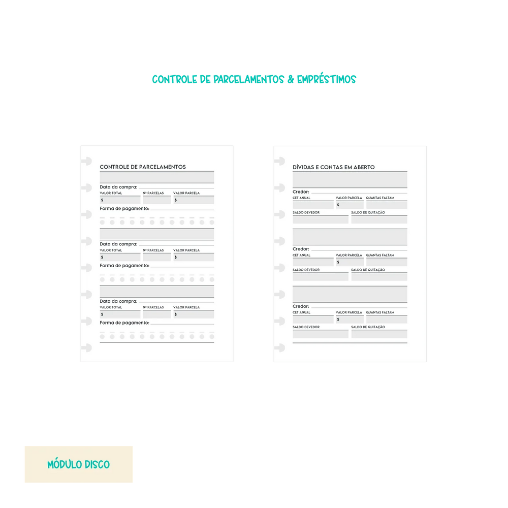 Módulo Disco . Financeiro Completo (F01) - Sônia Rondon