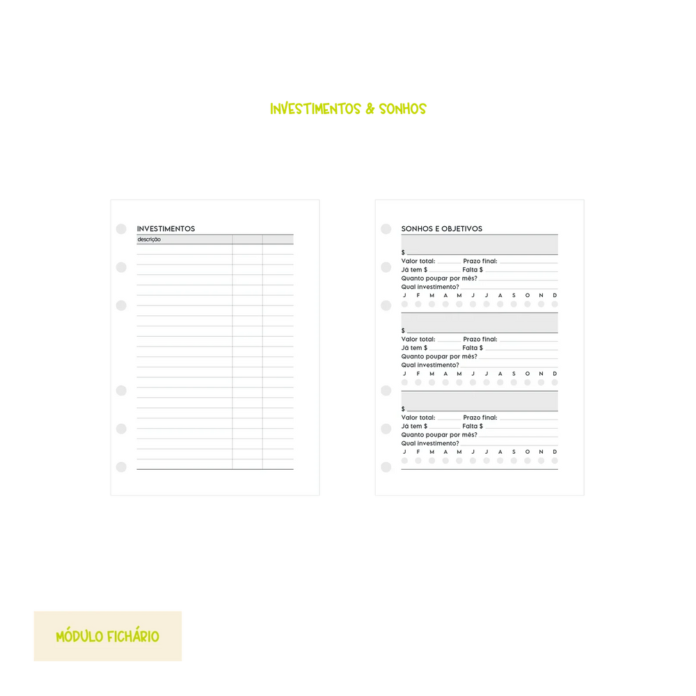 Módulo Fichário . Financeiro Controle Geral (F02) - Sônia Rondon