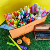 Organizador de Mesa ou Bolsa . Peônia - Sônia Rondon