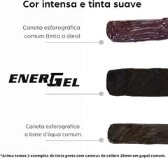 Caneta Energel Infree Retrátil 0.5 mm (BLN75TL) | Pentel - Sônia Rondon
