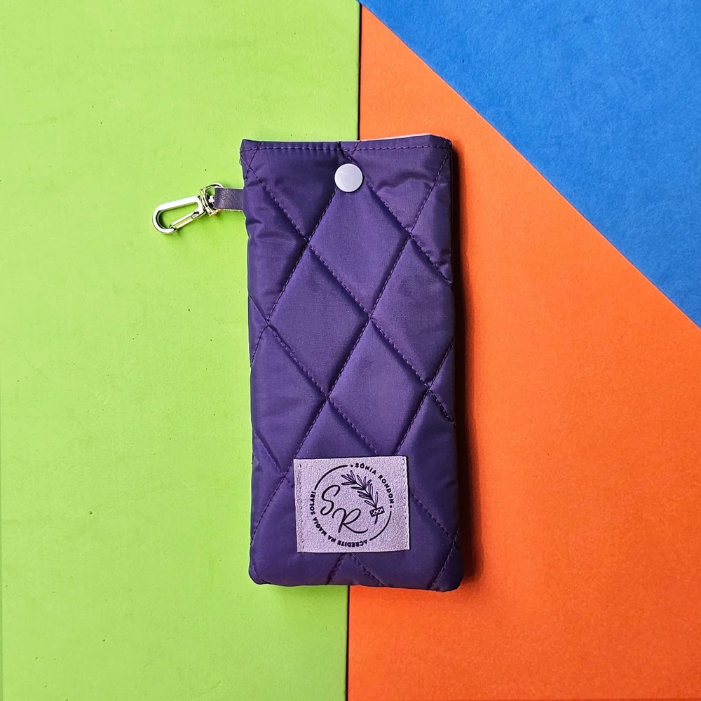 Porta-óculos Puffer Romã - Sônia Rondon