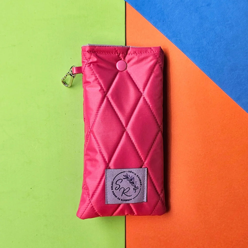 Porta-óculos Puffer Romã - Sônia Rondon