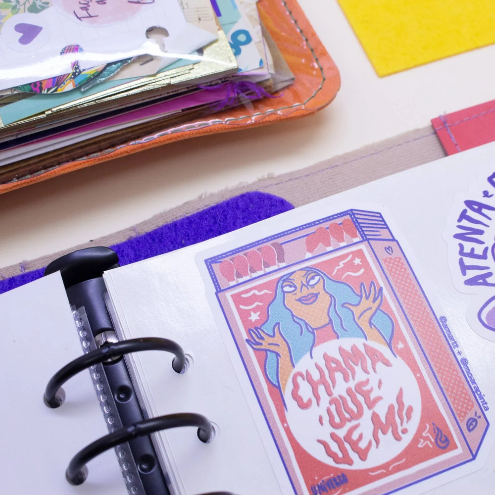 Kit 10 Folhas para Álbum de Adesivos Reposicionáveis . Fichário - Sônia Rondon