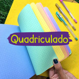 Módulo Costurado, Caderneta Traveler’s Notebook . Essencial, Folhas Quadriculadas (EFQ01) - Sônia Rondon