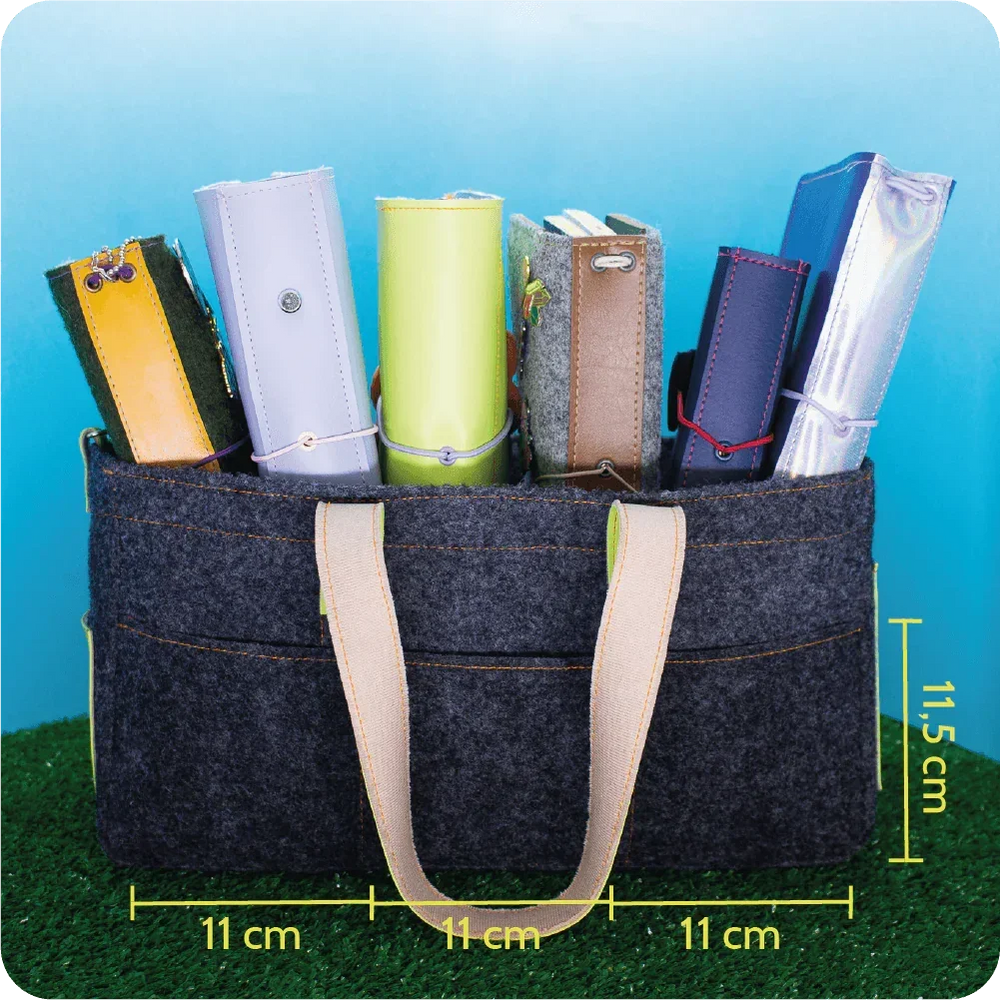 Bolsa Organizadora . Flor-de-Lis - Sônia Rondon