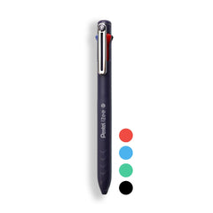 Caneta Esferográfica Izee Retrátil 0.7mm 4 Cores (BXC467) | Pentel - Sônia Rondon