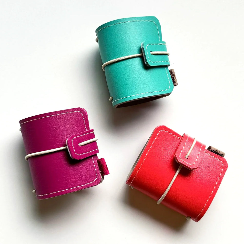 Capa para Caderneta em Miniatura . Mini Camaleão - Sônia Rondon